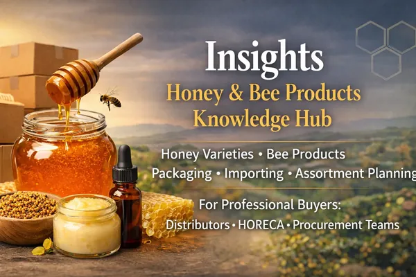 Honey and bee products articles