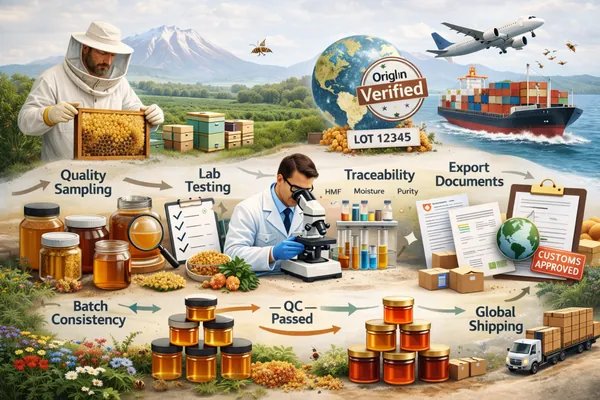 Turkish honey quality and sourcing: sampling, lab testing, and documentation readiness